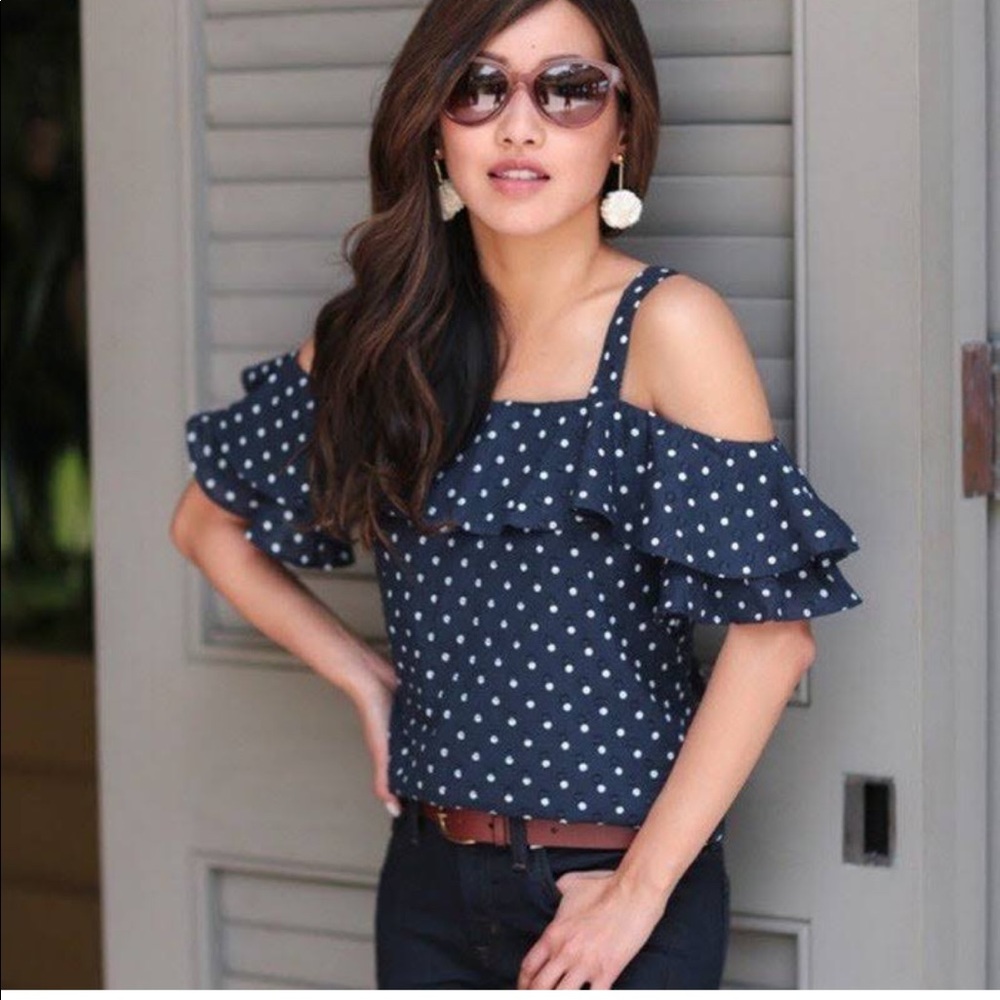 J.Crew off the shoulder blouse